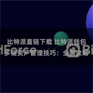 比特派直链下载 比特派钱包多链资产管理技巧：全面攻略