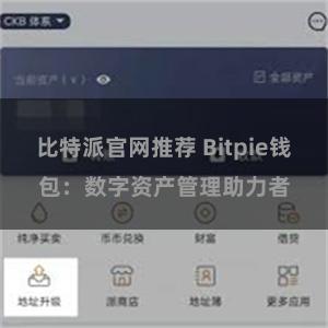 比特派官网推荐 Bitpie钱包：数字资产管理助力者