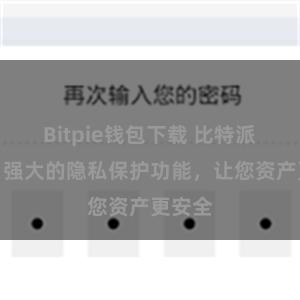 Bitpie钱包下载 比特派钱包：强大的隐私保护功能，让您资产更安全