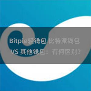 Bitpie轻钱包 比特派钱包 VS 其他钱包：有何区别？