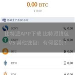 比特派APP下载 比特派钱包 VS 其他钱包：有何区别？