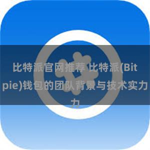 比特派官网推荐 比特派(Bitpie)钱包的团队背景与技术实力