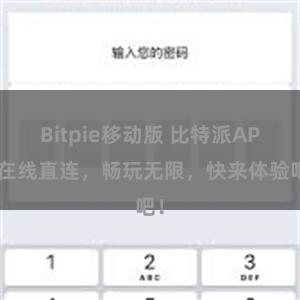 Bitpie移动版 比特派APP在线直连，畅玩无限，快来体验吧！
