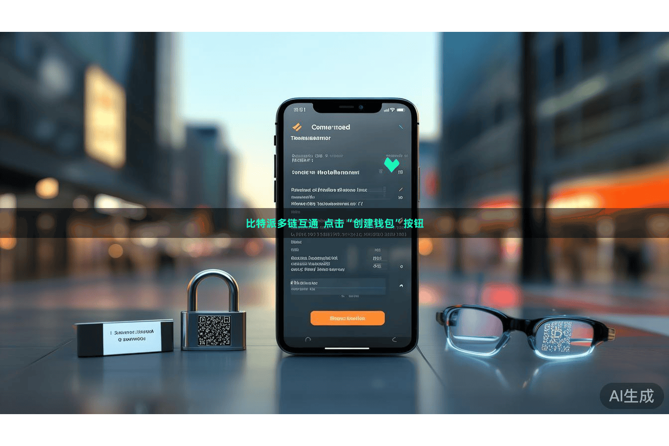 比特派多链互通 点击“创建钱包”按钮