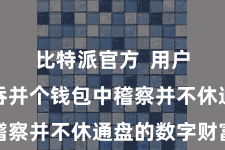 比特派官方  用户不错在吞并个钱包中稽察并不休通盘的数字财富