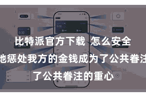 比特派官方下载  怎么安全、纰漏地惩处我方的金钱成为了公共眷注的重心